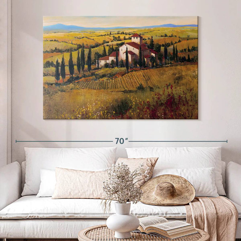 Alvord Nostalgic Tuscany III, H 34 po x l 51 po