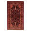 Tapis noir et rouge Andelz 3 pi 11 po x 7 pi 1 po