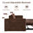57" 3 In 1 Convertible Sleeper Sofa Bed with two cup holders, Futon Couch with Side Pocket, Usb-1446742624