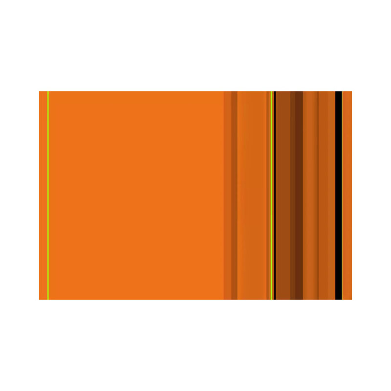Pumpkin Orange by ICanvas - Wrapped Canvas Print, 20.32 cm H x 30.48 cm W