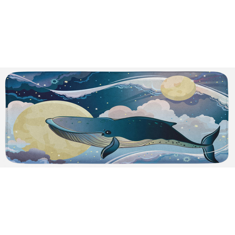 Tapis de cuisine baleine