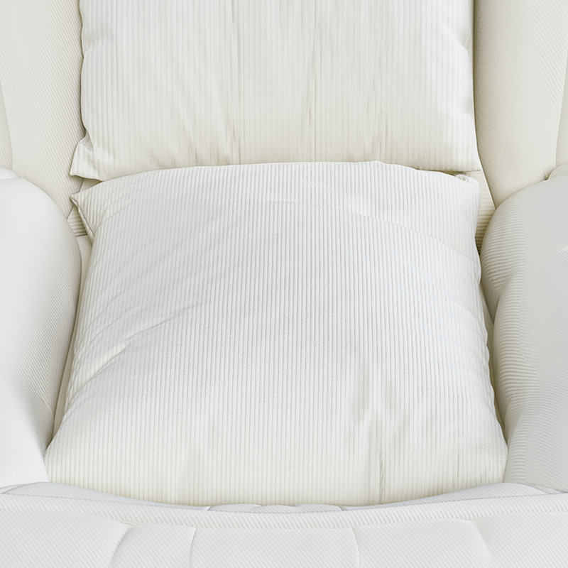 Canapés confortables et réglables, conception pliable en velours côtelé pour les chambres à coucher et les salons