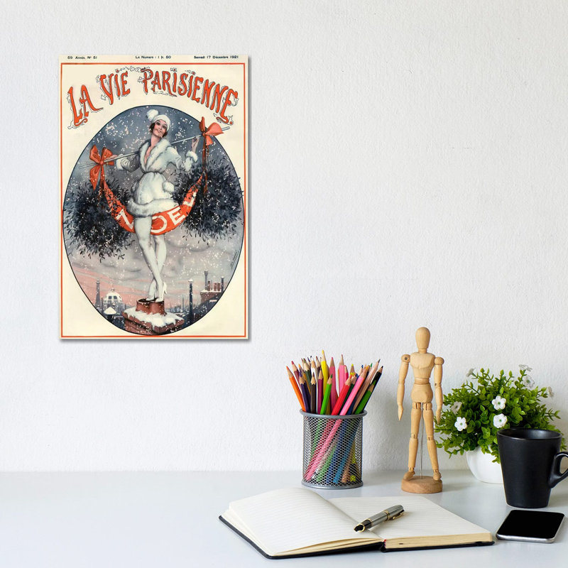 1921 La Vie Parisienne Magazine Cover by The Advertising Archives - Gallery-Wrapped Canvas Giclée on Canvas, Canvas