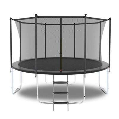 Outdoor Heavy-Duty Trampoline for Kids and Adults with Advanced Safety Features
