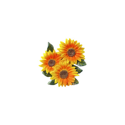 Flower Bouquet Magnetic Fridge Stickers Refrigerator Magnets Resin Flower Adhesive Decorations Realistic Flower Magnets Fridge Accessory Kitchen Decoration