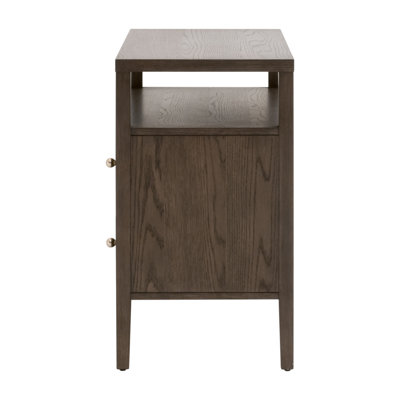 Taube Highland Open Shelf, 2-Drawer Nightstand