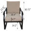 Chaise berçante Watertliet, théière et table