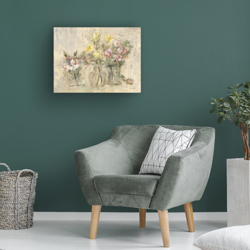 Art sur toile «bolivi Cheri Blum Flowers», H 14 po x l 19 po