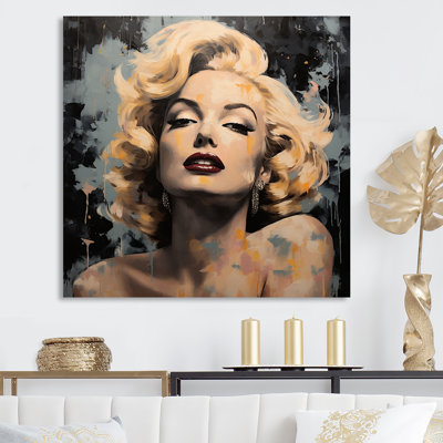 Iconic Celebrity Portrait Elegance - art mural Pop