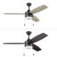 Ventilateur de plafond d'intérieur 48 po avec chaîne de traction et ensemble d'éclairage inclus Berryhill-88069721