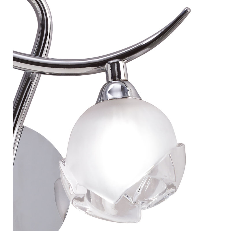 Swasey Armed Sconce, Chrome, Yes