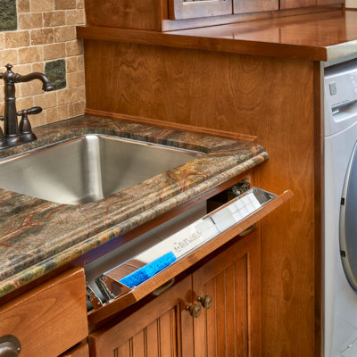 Rev-A-Shelf Tip Out Tray w/ Soft-close for Sink Base Cabinet
