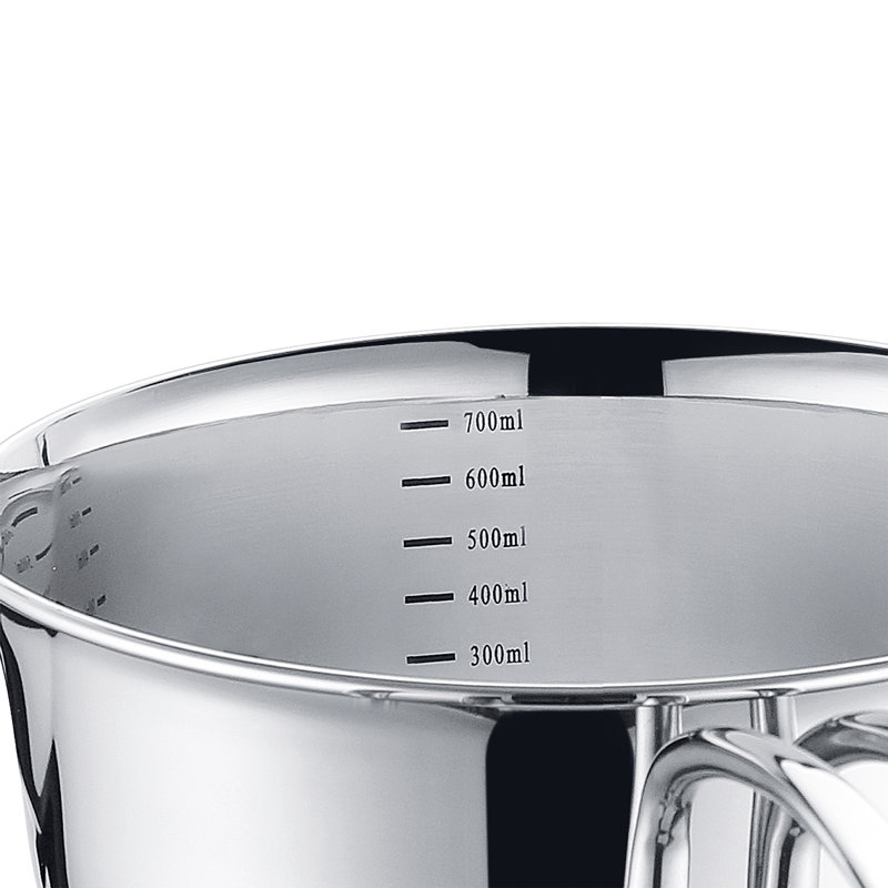 Stainless Steel Non-Stick Saucepan with Pour Spout, 1 qt