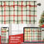 Textured Check Window Valance-1030316432
