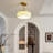1 - Light Copper Dome Pendant Beige-400634015