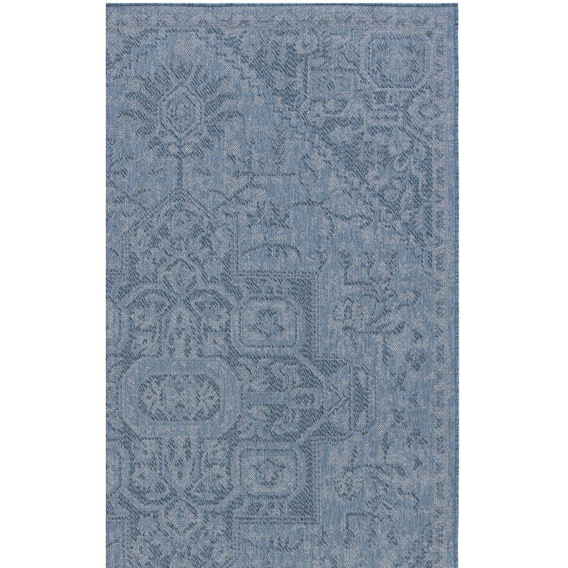 Tapis d'intérieur / extérieur oriental lavable à la machine Mayleen, Rectangle 8 pi x 10 pi