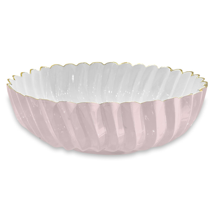 Encanto Serving Bowl, Cream/White, 14"