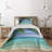 Hypnotic Coastal Polyester Coverlet-339297823