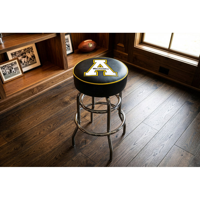 NCAA Swivel Bar & Counter Stool, Appalachian State, Counter Stool (25" Seat Height)