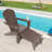 Calaway Outdoor Adirondack Chair With Ottoman-475402718