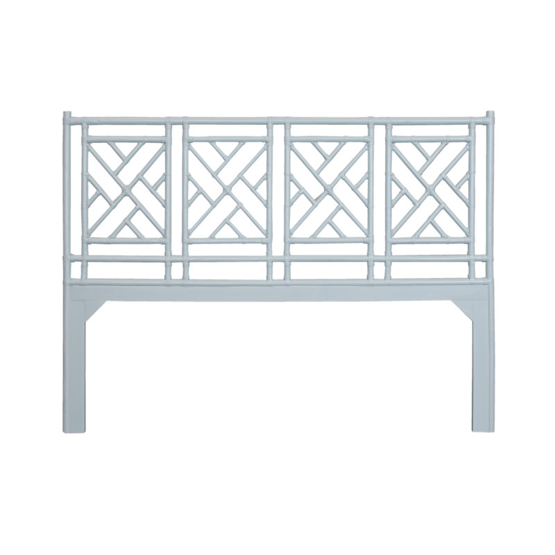 Chippendale Standard Bed, Light Blue, California King
