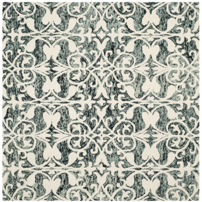 Dashanna Hand Tufted Wool Floral Rug