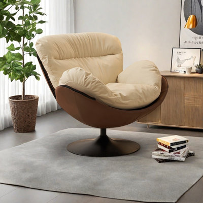 Swivel comfortable light luxury leisure chair