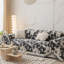 Housse pour canapé à coussins en T en chenille