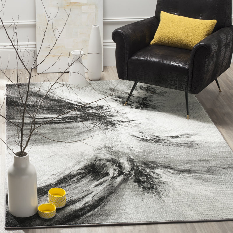 Mederos Abstract Area Rug, Rectangle 201 x 274 cm