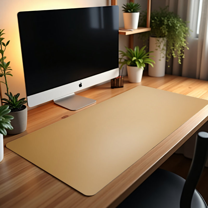Polyester Desk Pad, 14.4x12.1