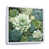White Floater Framed