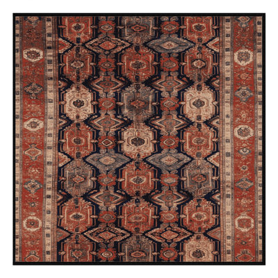 Tapis brun lavable à la machine