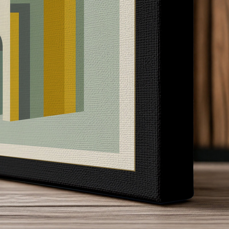 Modernist Tower Art Deco - Wrapped Canvas, 24x16 - 61.0 x 40.6 cm, Black Border
