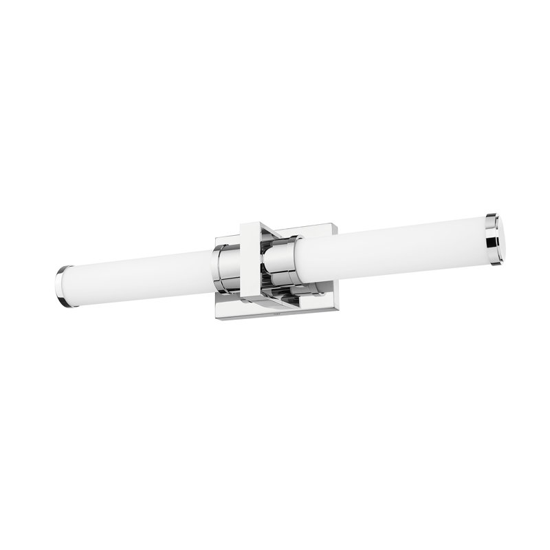 Meuble-lavabo 1 lumière 25,5 po Clarissa, Chrome