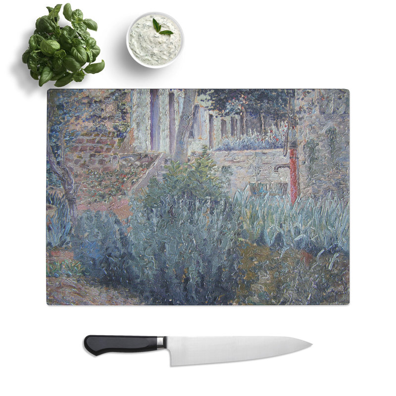 Garden View Vol.1 by Henri Le Sidaner Chopping Board, 0.4cm H x 20cm W x 28.5cm L