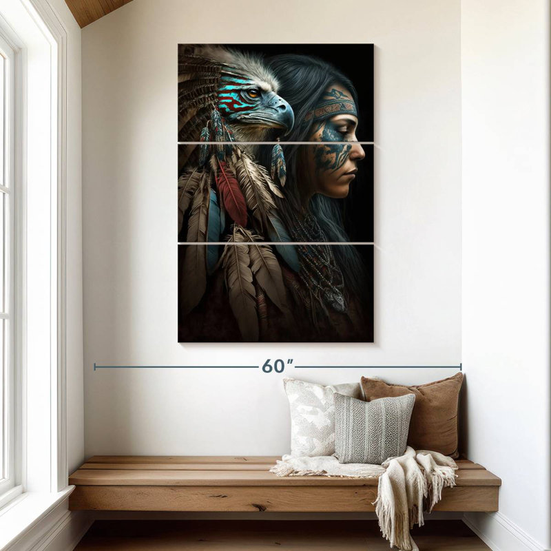 Lelar Eagle Spirit, H 50 po x l 32 po