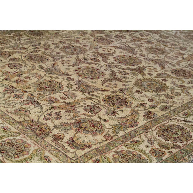 Wool Oriental Area Rug, Rectangle 9'1" x 11'7"