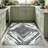 Grey Aztec Diamond carpet-easy to clean, machine-washable, soft and comfortable; suitable for door mats, kitchens, living rooms, bedrooms, corridors, and laundry areas. Easy to clean, durable carpet for home decoration.-1918005060