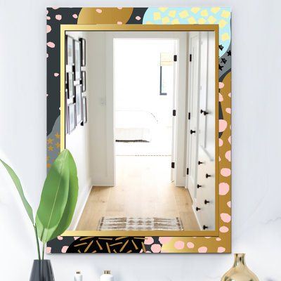 Miroir de coiffeuse moderne et ludique