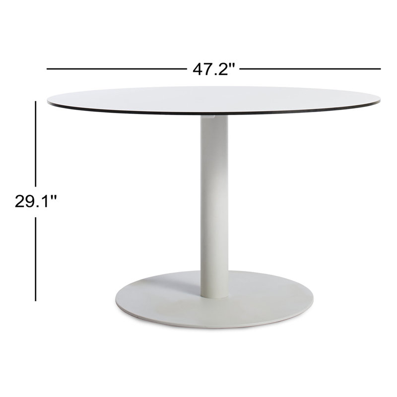 Skiff Outdoor Round Coffee Table, 29.5"