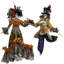 Mr. And Mrs. Bohemian Skeleton, Small - 19 To 21 Inches Set Of 2