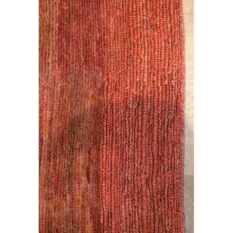 Jute / Sisal Area Rug in Red