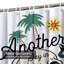 Rideau de douche imperméable Summer Island-1986284002