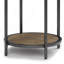 Table d'appoint ronde - gris chaud