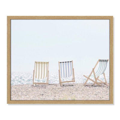 Adriatica "Beach Chairs" Print by Leah Straatsma