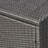 Grey Patio Storage With Tough Iron Support, 33.02 In. Depth X Width 24.48 Height, Outdoor Plus Frame Case, Choice