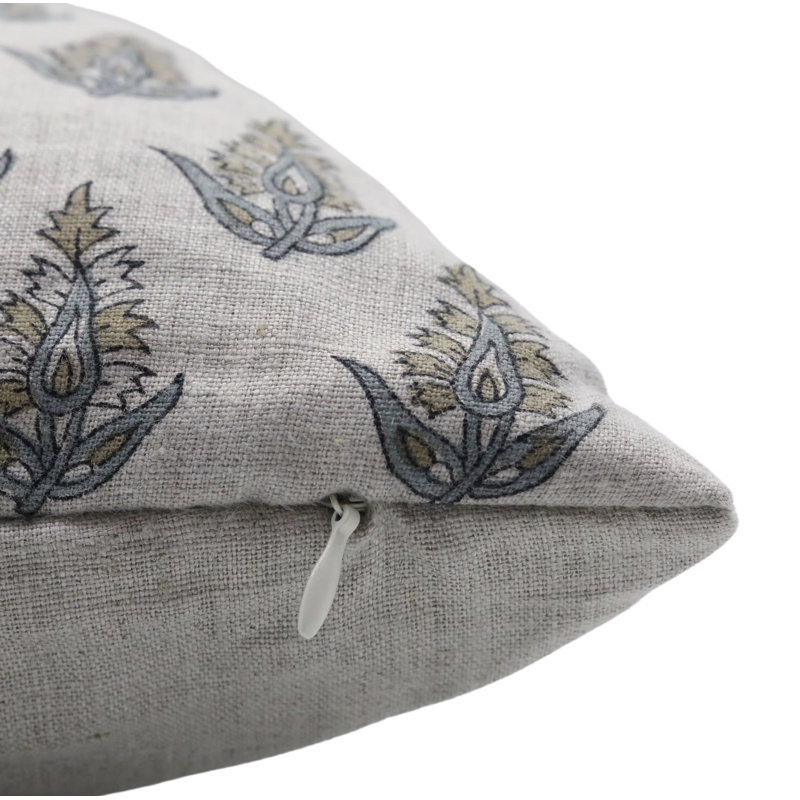 Linen Pillow Cover, Square, 22"H x 22"W, Chui-Mui Floral
