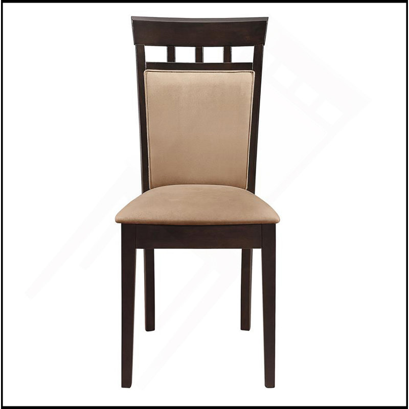 Ensemble de 2 chaises d'appoint rembourrées, Beige