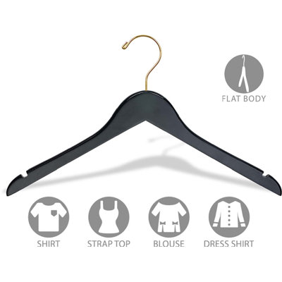 Wood Standard Hanger for Dress/Shirt/Sweater