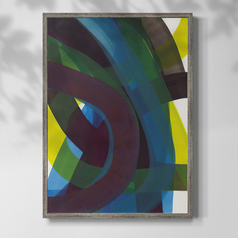 CoolNetworkII Framed Print - Solid Wood, 11" H x 9" W